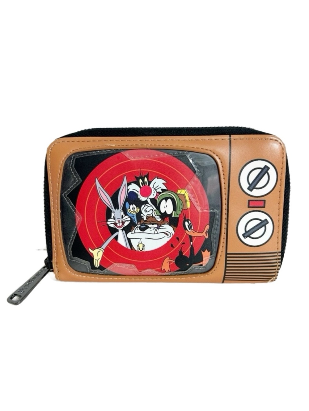 Loungefly Looney Tunes “That’s All Folks” Zip-Around Wallet Bugs Bunny Taz Daffy